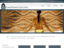 Tablet Screenshot of limestonegallery.co.uk